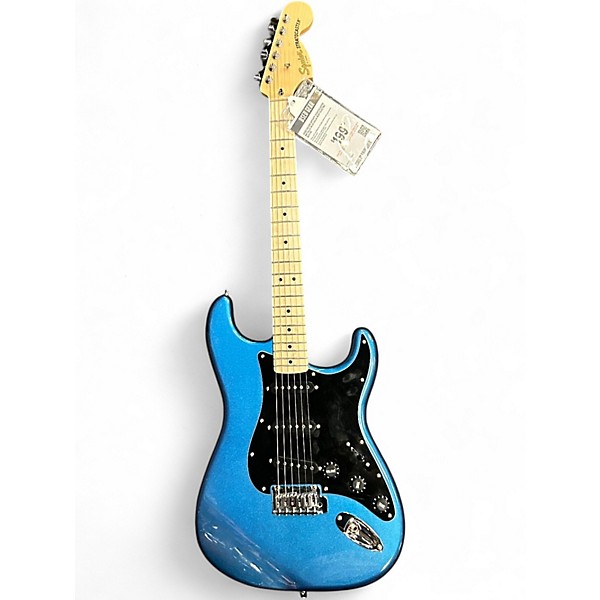 Used Squier Affinity Stratocaster Metallic Blue Solid Body Electric Guitar