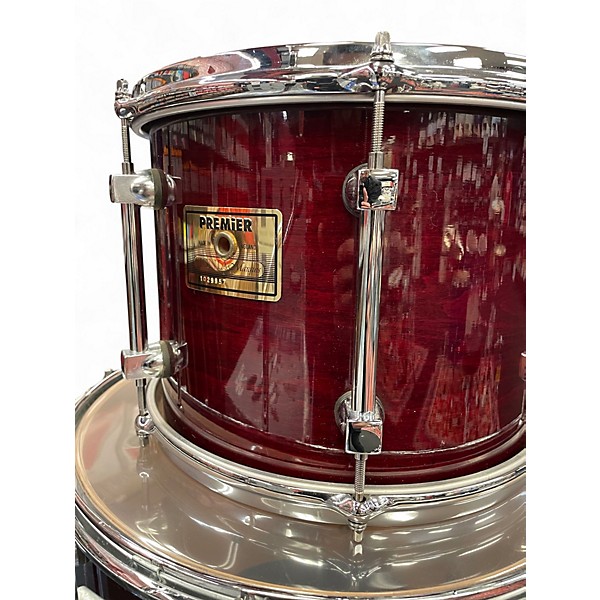 Used Premier 3 Piece Signia Maple Cherry 3 Pc Drum Kit Cherry Drum Kit