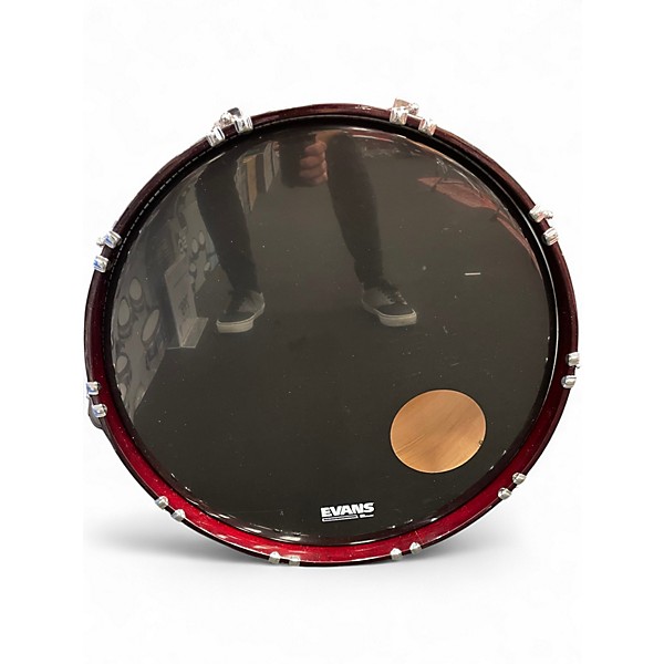 Used Premier 3 Piece Signia Maple Cherry 3 Pc Drum Kit Cherry Drum Kit