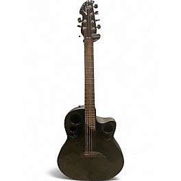 Used Ovation T357 Black Acoustic Electric Guitar