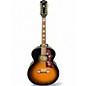 Used Epiphone J-200 Studio 2 Tone Sunburst 12 String Acoustic Electric Guitar thumbnail