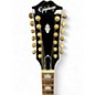 Used Epiphone J-200 Studio 2 Tone Sunburst 12 String Acoustic Electric Guitar