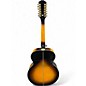 Used Epiphone J-200 Studio 2 Tone Sunburst 12 String Acoustic Electric Guitar