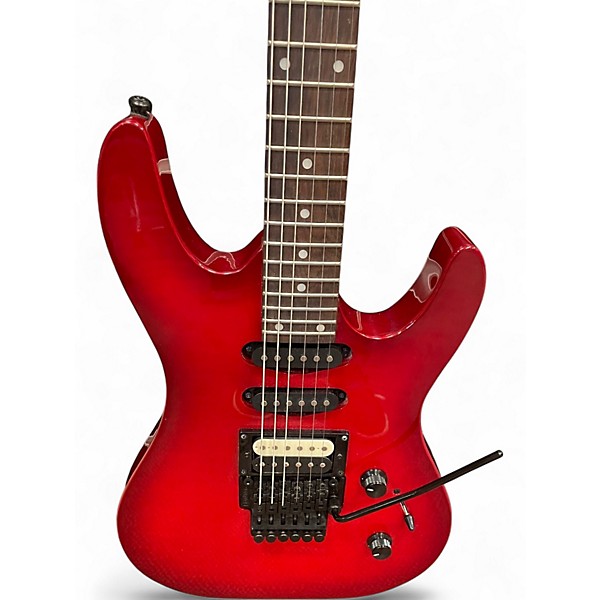 Used Kramer striker Candy Apple Red Solid Body Electric Guitar