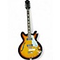 Used Epiphone Casino 2 Tone Sunburst Hollow Body Electric Guitar thumbnail