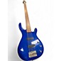 Used Squier 5 STRING Blue Electric Bass Guitar thumbnail