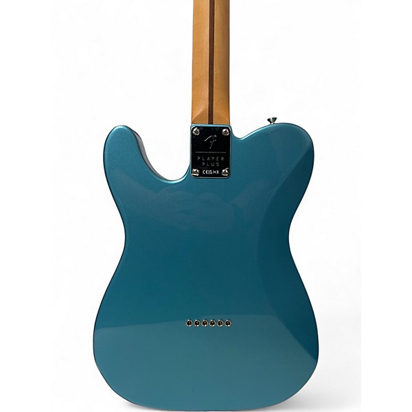 Used Fender Player Plus Nashville Telecaster Blue Solid Body Electric Guitar