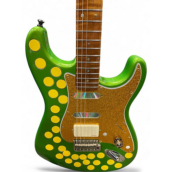 Used Fender PARTSCASTER Emerald Green Solid Body Electric Guitar