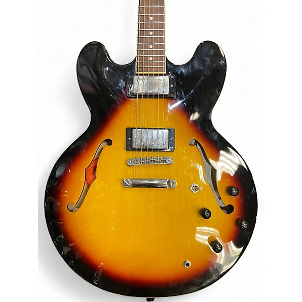 Used Epiphone ES335 IG 3 Color Sunburst Hollow Body Electric Guitar