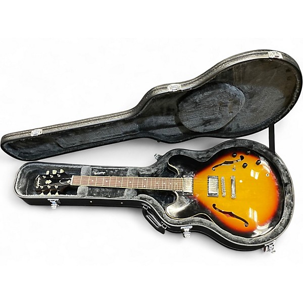 Used Epiphone ES335 IG 3 Color Sunburst Hollow Body Electric Guitar