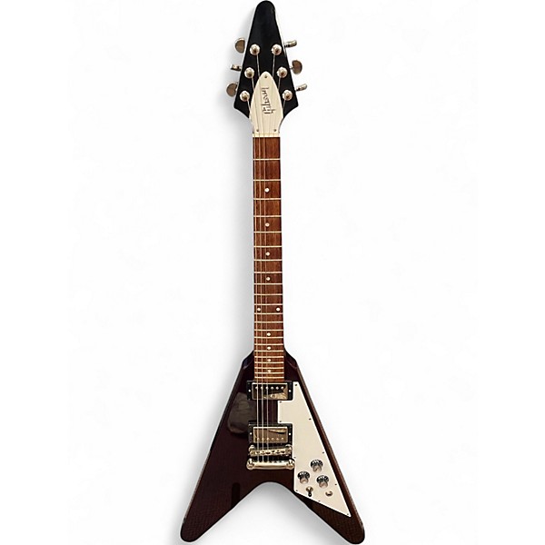 Used Gibson FLYING V Cherry Solid Body Electric Guitar