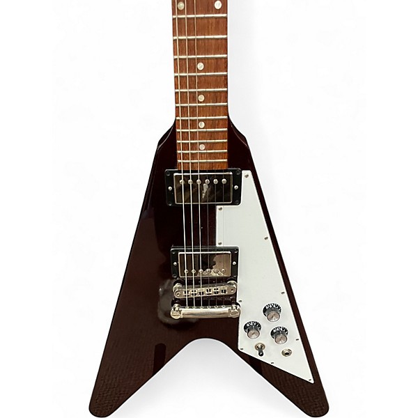 Used Gibson FLYING V Cherry Solid Body Electric Guitar