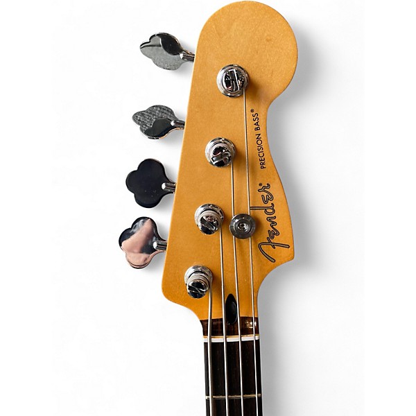 Used Fender Player Precision Bass Alpine White Electric Bass Guitar