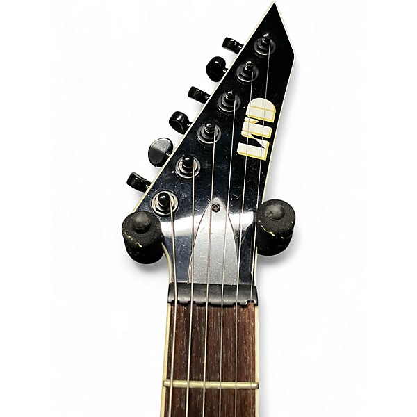 Used ESP LTD MH400NT Trans Black Solid Body Electric Guitar