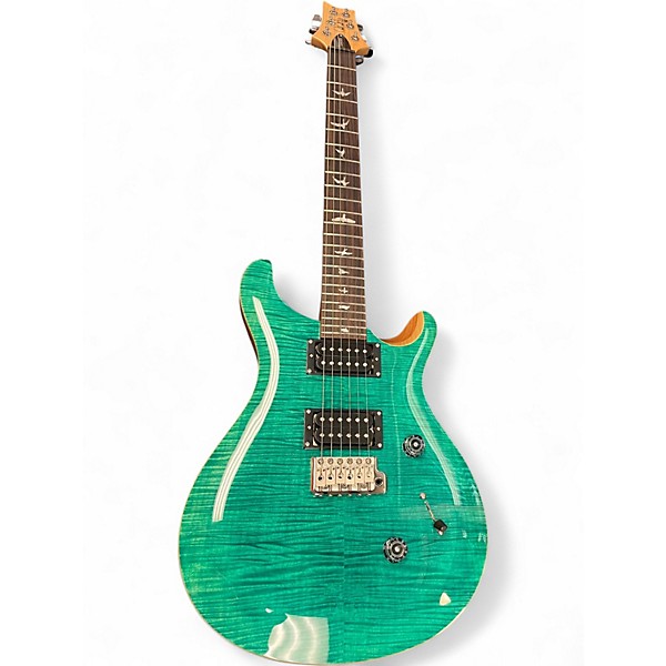 Used PRS SE Custom 24 Green Solid Body Electric Guitar