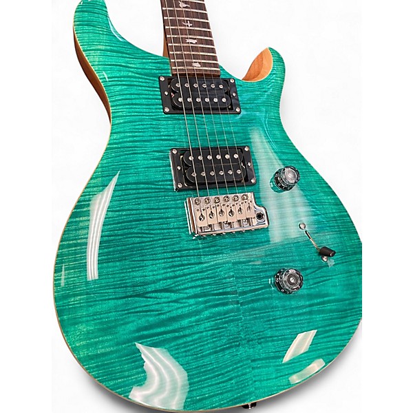 Used PRS SE Custom 24 Green Solid Body Electric Guitar