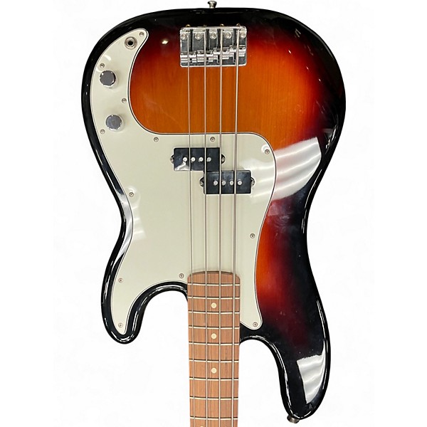 Used Fender Player Precision Bass 2 Color Sunburst Electric Bass Guitar