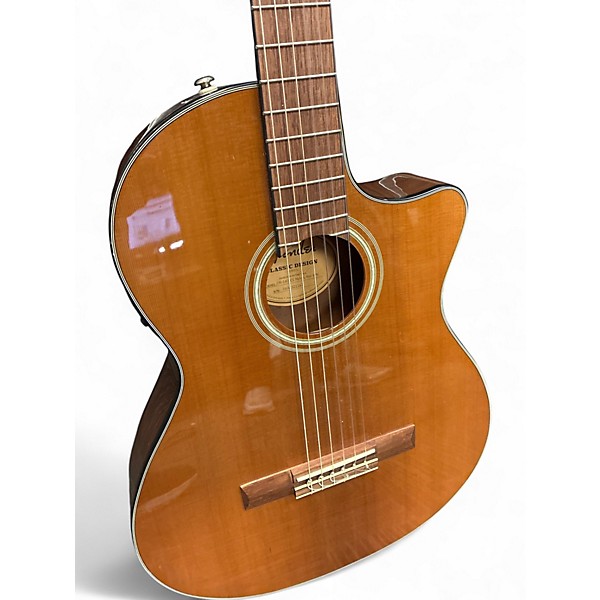 Used Fender CN140SCE Natural Classical Acoustic Electric Guitar