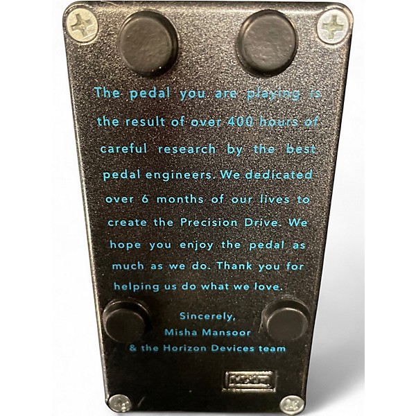 Used Horizon Devices PRECISION DRIVE Effect Pedal