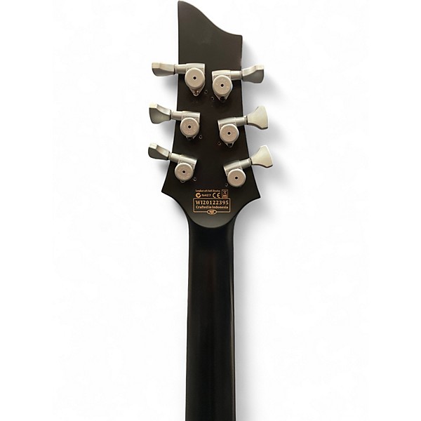 Used Schecter Guitar Research Damien 6 Black Solid Body Electric Guitar