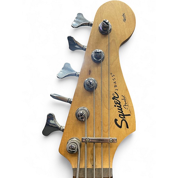 Used Squier Affinity Jazz Bass V 5 String Black Electric Bass Guitar