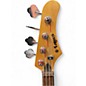 Used Lotus P Style Bass Black and White Electric Bass Guitar