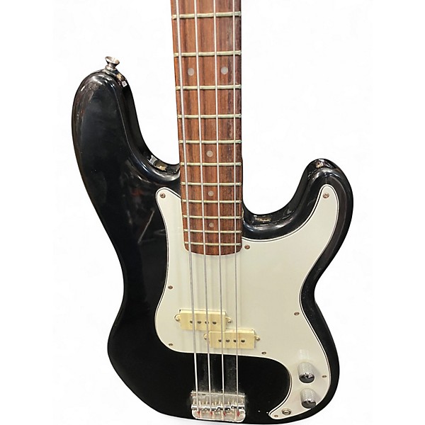 Used Lotus P Style Bass Black and White Electric Bass Guitar