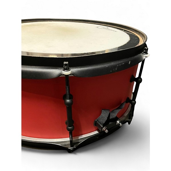 Used SJC Drums 6.5X14 Pathfinder Red Drum