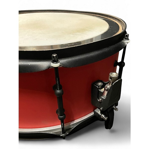 Used SJC Drums 6.5X14 Pathfinder Red Drum