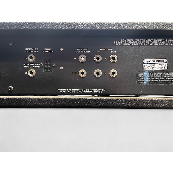 Used Acoustic Model 320 Bass Amp Head