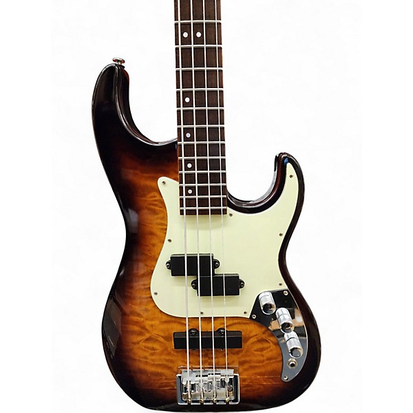 Used Greg Bennett Design by Samick CORSAIR Tobacco Burst Electric Bass Guitar