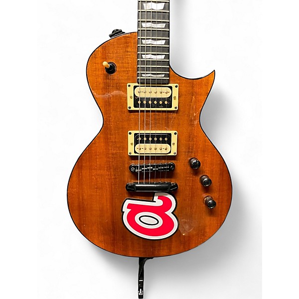 Used ESP LTD EC1000 Deluxe Koa Natural Solid Body Electric Guitar