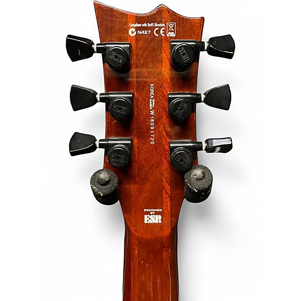 Used ESP LTD EC1000 Deluxe Koa Natural Solid Body Electric Guitar