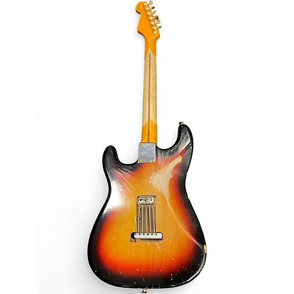 Used 2021 Fender Custom Shop 59 Stratocaster Relic 3 Tone Sunburst Solid Body Electric Guitar