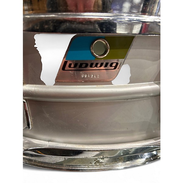 Used Ludwig 14X5 Acrolite Snare Silver Drum