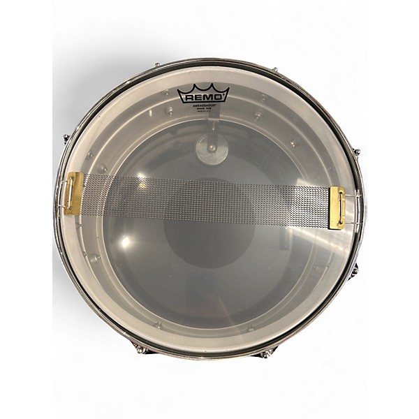 Used Ludwig 14X5 Acrolite Snare Silver Drum