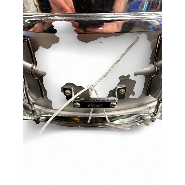 Used Ludwig 14X5 Acrolite Snare Silver Drum