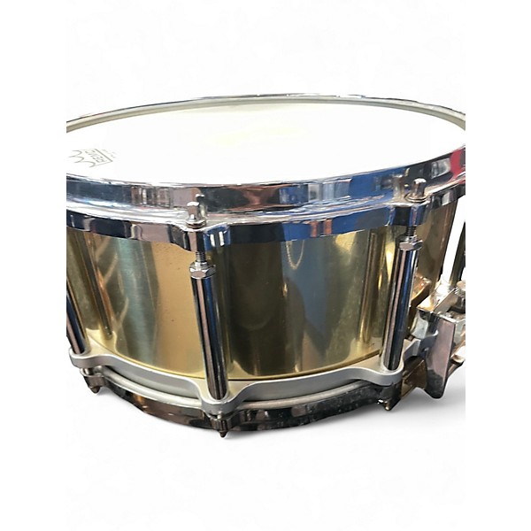 Used Pearl 14in BRASS SHELL Gold Drum