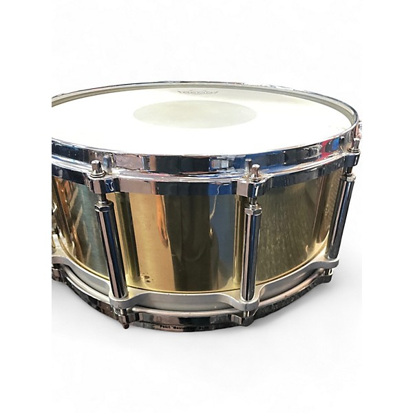 Used Pearl 14in BRASS SHELL Gold Drum