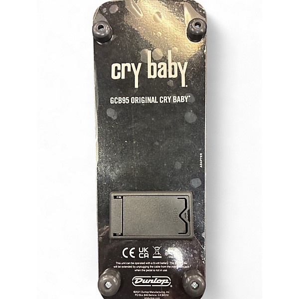 Used Dunlop GCB95 Original Crybaby Wah Effect Pedal