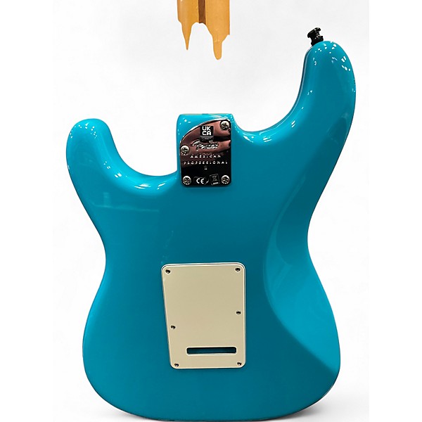 Used Fender American Professional II Stratocaster Ocean Blue Solid Body Electric Guitar