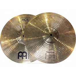 Used MEINL 13in HCS Hi Hat Pair Cymbal