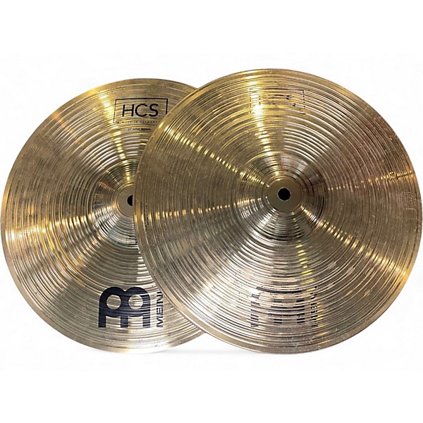 Used MEINL 13in HCS Hi Hat Pair Cymbal