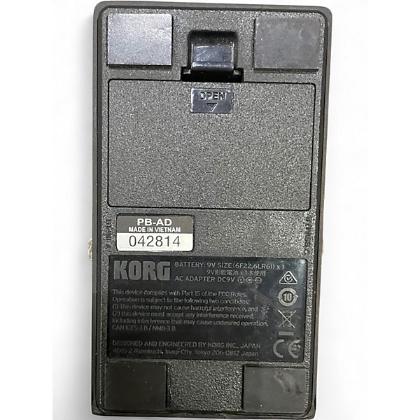 Used KORG PB01 Pitchblack Chromatic Tuner Pedal