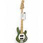 Used Sterling by Music Man Ray4 Green Electric Bass Guitar thumbnail