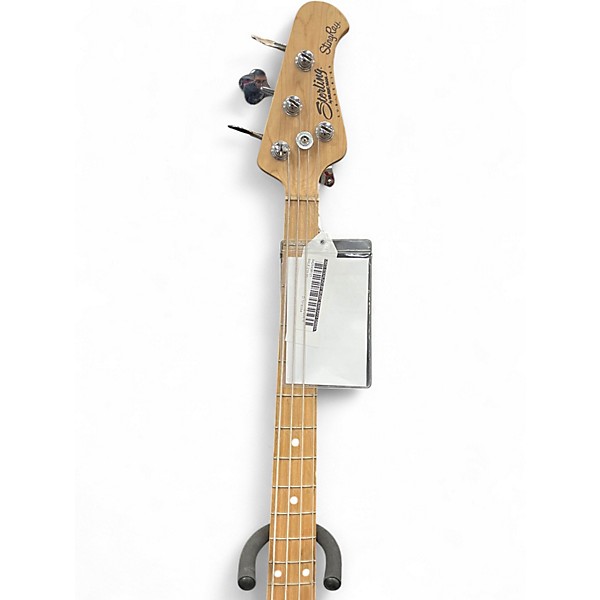 Used Sterling by Music Man Ray4 Green Electric Bass Guitar