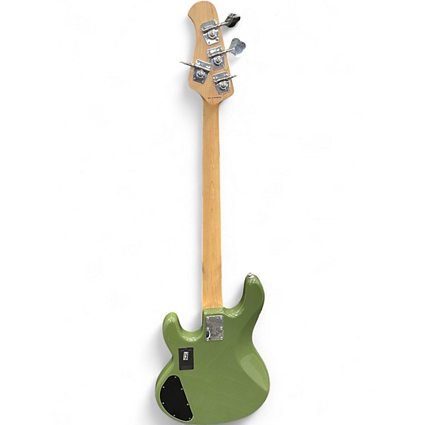 Used Sterling by Music Man Ray4 Green Electric Bass Guitar