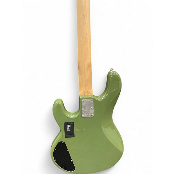 Used Sterling by Music Man Ray4 Green Electric Bass Guitar