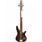 Used Ibanez SR505 5 String Brown Electric Bass Guitar thumbnail