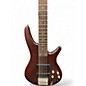 Used Ibanez SR505 5 String Brown Electric Bass Guitar